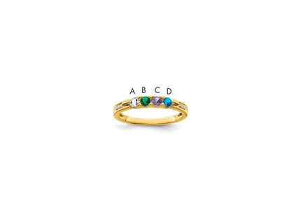 14k Yellow Gold Rings Style XMR43 - Classique Jewelry Inc.