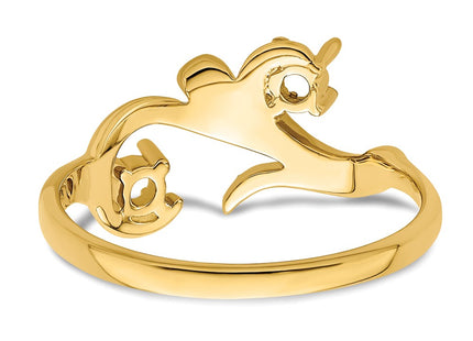 14k Yellow Gold Rings Style XMR4 - Classique Jewelry Inc.