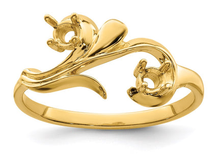 14k Yellow Gold Rings Style XMR4 - Classique Jewelry Inc.