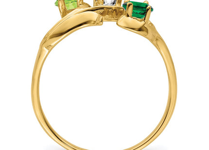 14k Yellow Gold Rings Style XMR4 - Classique Jewelry Inc.