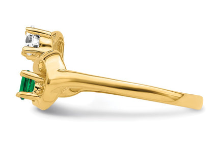 14k Yellow Gold Rings Style XMR4 - Classique Jewelry Inc.