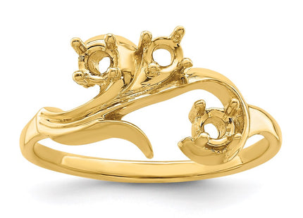 14k Yellow Gold Rings Style XMR4 - Classique Jewelry Inc.