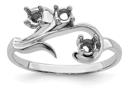 14k White Gold Rings Style XMR4 - Classique Jewelry Inc.