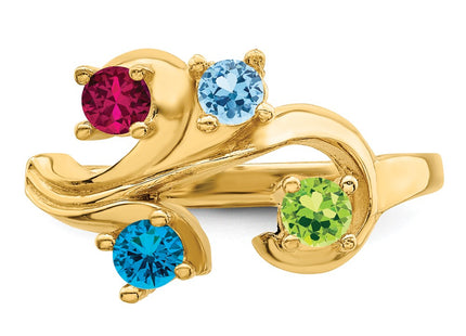 14k Yellow Gold Rings Style XMR4 - Classique Jewelry Inc.