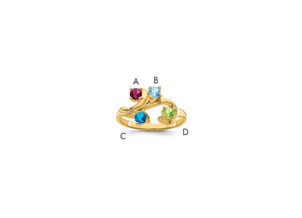 14k Yellow Gold Rings Style XMR4 - Classique Jewelry Inc.