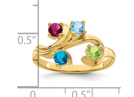 14k Yellow Gold Rings Style XMR4 - Classique Jewelry Inc.