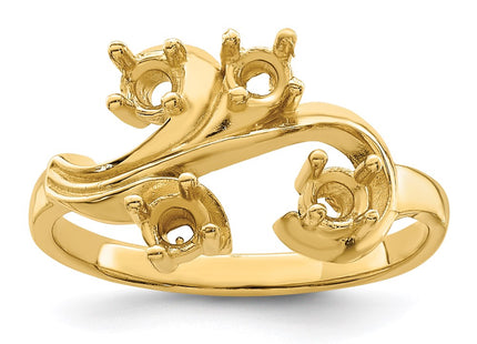 14k Yellow Gold Rings Style XMR4 - Classique Jewelry Inc.
