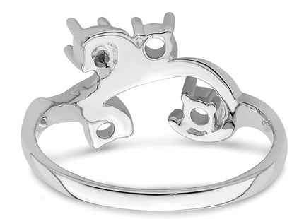 14k White Gold Rings Style XMR4 - Classique Jewelry Inc.