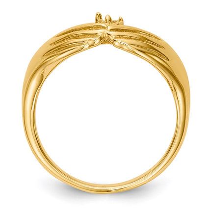 14k Yellow Gold Rings Style XMR51 - Classique Jewelry Inc.