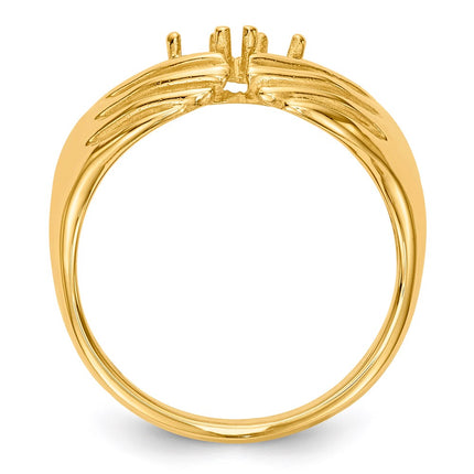 14k Yellow Gold Rings Style XMR51 - Classique Jewelry Inc.