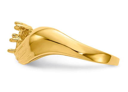 14k Yellow Gold Rings Style XMR51 - Classique Jewelry Inc.