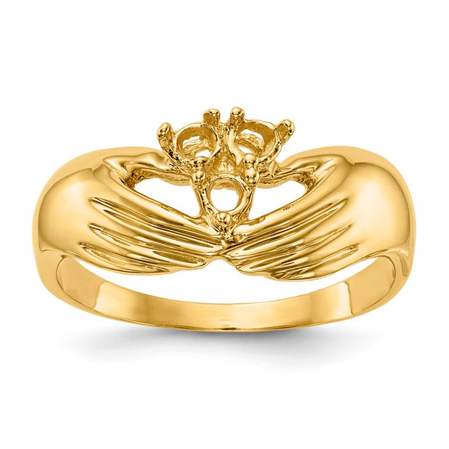 14k Yellow Gold Rings Style XMR51 - Classique Jewelry Inc.
