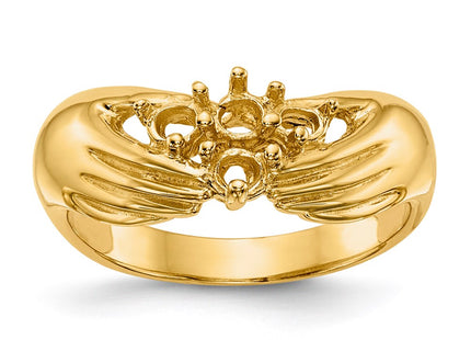 14k Yellow Gold Rings Style XMR51 - Classique Jewelry Inc.