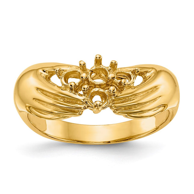 14k Yellow Gold Rings Style XMR51 - Classique Jewelry Inc.