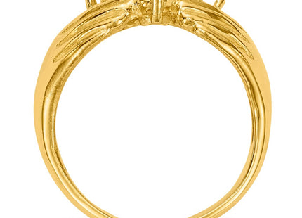 14k Yellow Gold Rings Style XMR51 - Classique Jewelry Inc.
