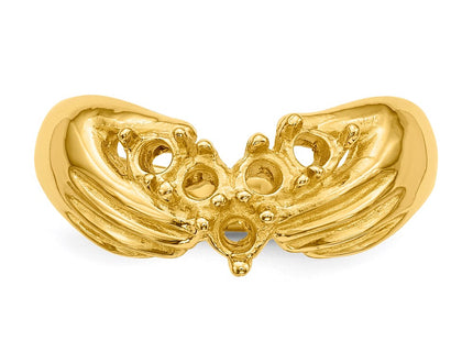 14k Yellow Gold Rings Style XMR51 - Classique Jewelry Inc.