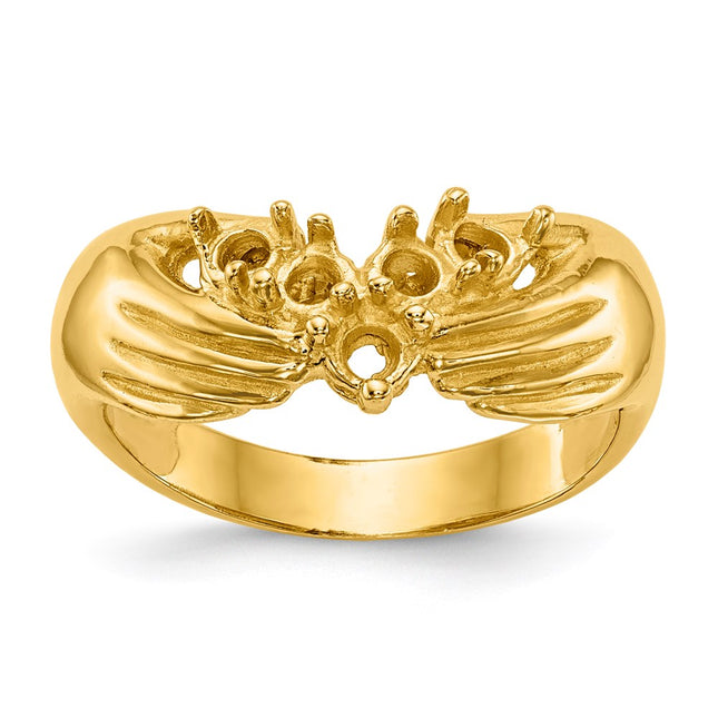 14k Yellow Gold Rings Style XMR51 - Classique Jewelry Inc.
