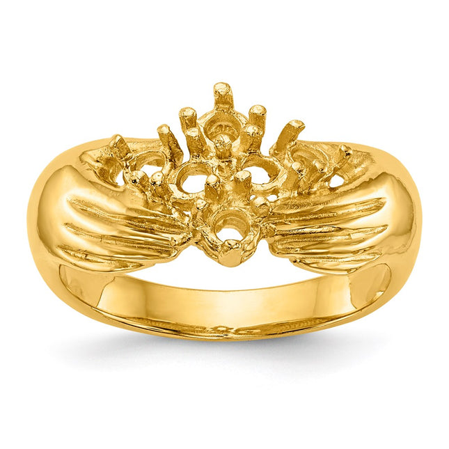 14k Yellow Gold Rings Style XMR51 - Classique Jewelry Inc.