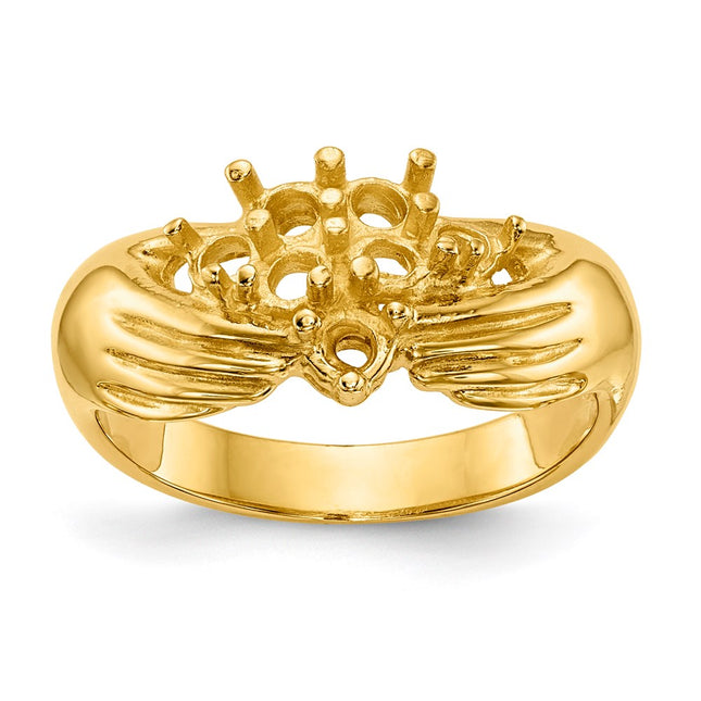 14k Yellow Gold Rings Style XMR51 - Classique Jewelry Inc.