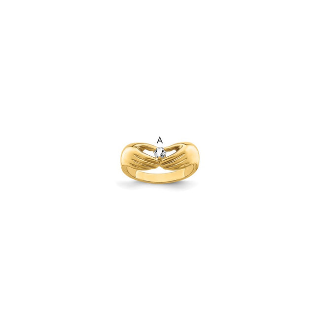 14k Yellow Gold Rings Style XMR51 - Classique Jewelry Inc.