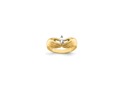 14k Yellow Gold Rings Style XMR51 - Classique Jewelry Inc.