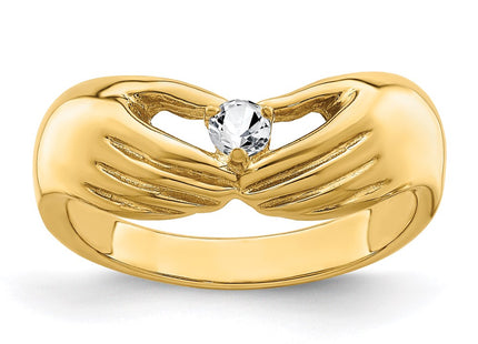 14k Yellow Gold Rings Style XMR51 - Classique Jewelry Inc.