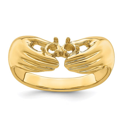 14k Yellow Gold Rings Style XMR51 - Classique Jewelry Inc.