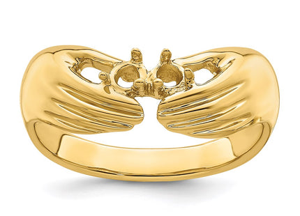 14k Yellow Gold Rings Style XMR51 - Classique Jewelry Inc.