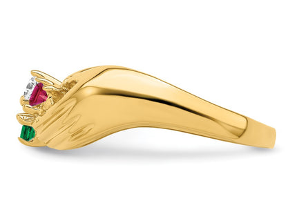 14k Yellow Gold Rings Style XMR51 - Classique Jewelry Inc.