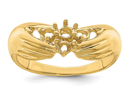 14k Yellow Gold Rings Style XMR51 - Classique Jewelry Inc.