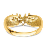 14K 5 Synthetic Stone Family Ring view