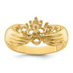 14K 6 Synthetic Stone Family Ring view