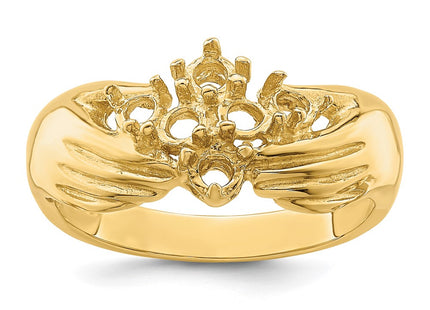 14k Yellow Gold Rings Style XMR51 - Classique Jewelry Inc.