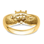 14K 7 Synthetic Stone Family Ring view