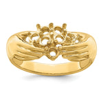 14K 7 Synthetic Stone Family Ring view