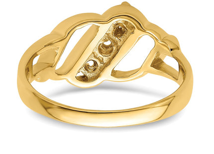 14k Yellow Gold Rings Style XMR5 - Classique Jewelry Inc.