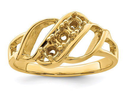 14k Yellow Gold Rings Style XMR5 - Classique Jewelry Inc.