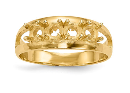14k Yellow Gold Rings Style XMR7 - Classique Jewelry Inc.