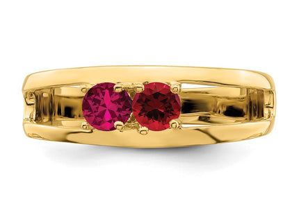 14k Yellow Gold Rings Style XMR7 - Classique Jewelry Inc.