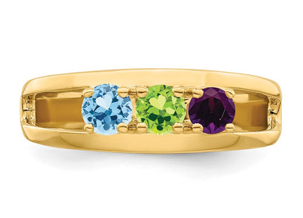 14k Yellow Gold Rings Style XMR7 - Classique Jewelry Inc.