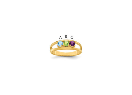 14k Yellow Gold Rings Style XMR7 - Classique Jewelry Inc.
