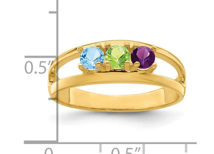 14k Yellow Gold Rings Style XMR7 - Classique Jewelry Inc.