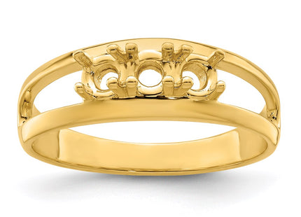 14k Yellow Gold Rings Style XMR7 - Classique Jewelry Inc.