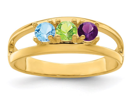 14k Yellow Gold Rings Style XMR7 - Classique Jewelry Inc.