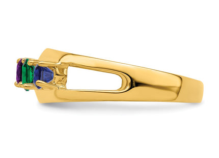 14k Yellow Gold Rings Style XMR7 - Classique Jewelry Inc.