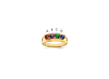 14k Yellow Gold Rings Style XMR7 - Classique Jewelry Inc.