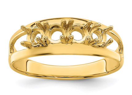 14k Yellow Gold Rings Style XMR7 - Classique Jewelry Inc.