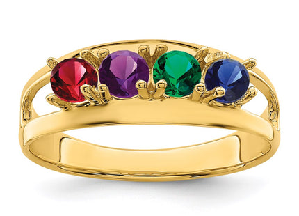 14k Yellow Gold Rings Style XMR7 - Classique Jewelry Inc.