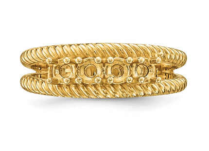 14k Yellow Gold Rings Style XMR8 - Classique Jewelry Inc.