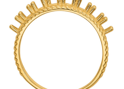 14k Yellow Gold Rings Style XMR8 - Classique Jewelry Inc.